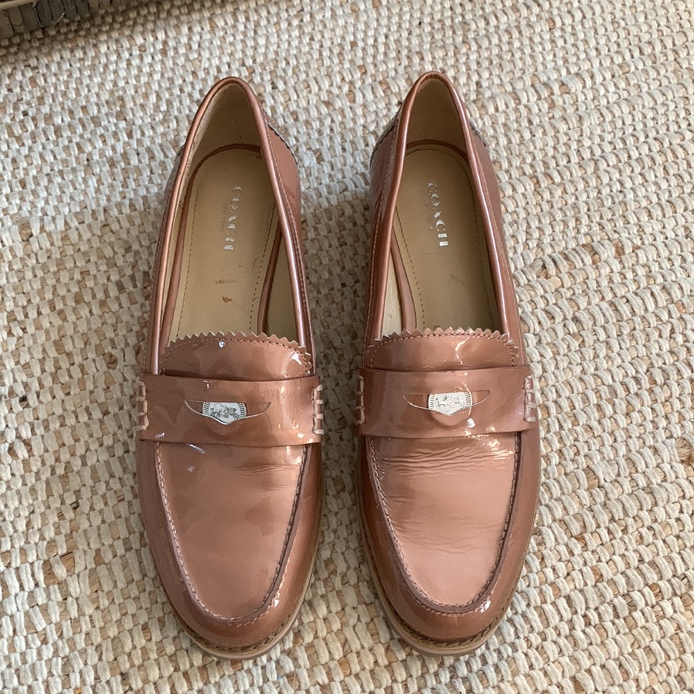 Coach Peyton Patent Leather Loafers